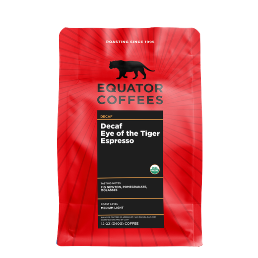 Decaf Eye Of The Tiger 12 oz