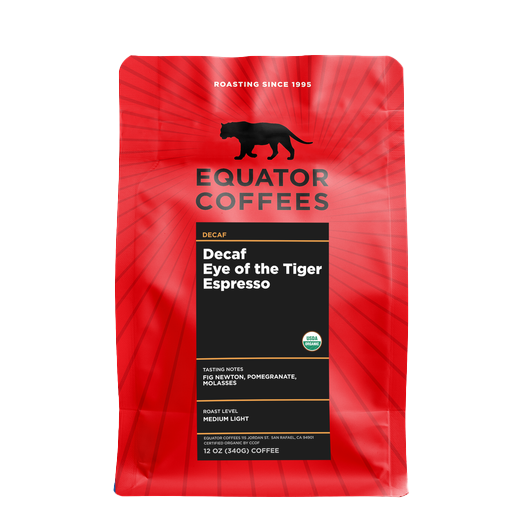 Decaf Eye Of The Tiger 12 oz