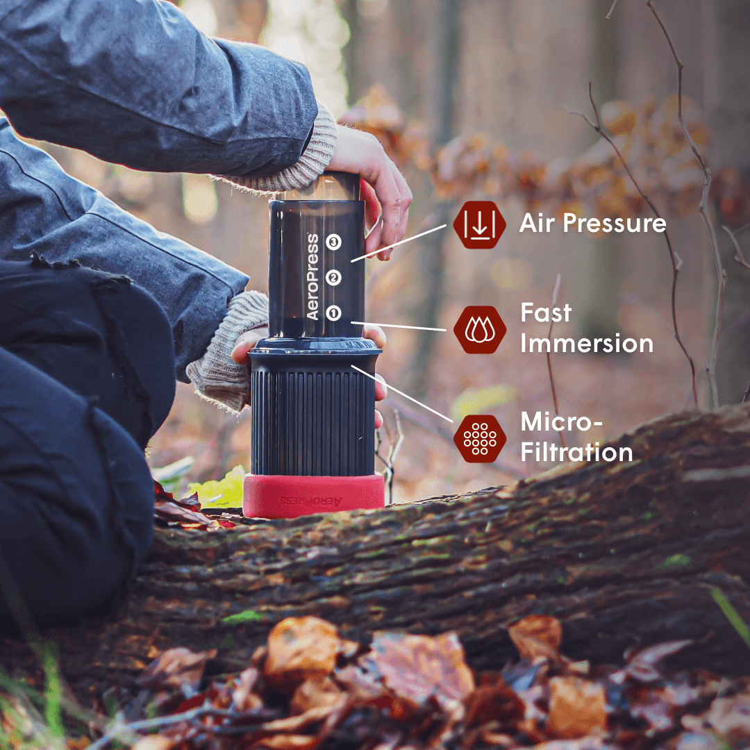 AeroPress Coffee Maker - Go brewing in the woods