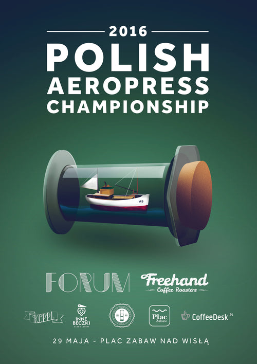 Polish AeroPress Championship 2016 poster art
