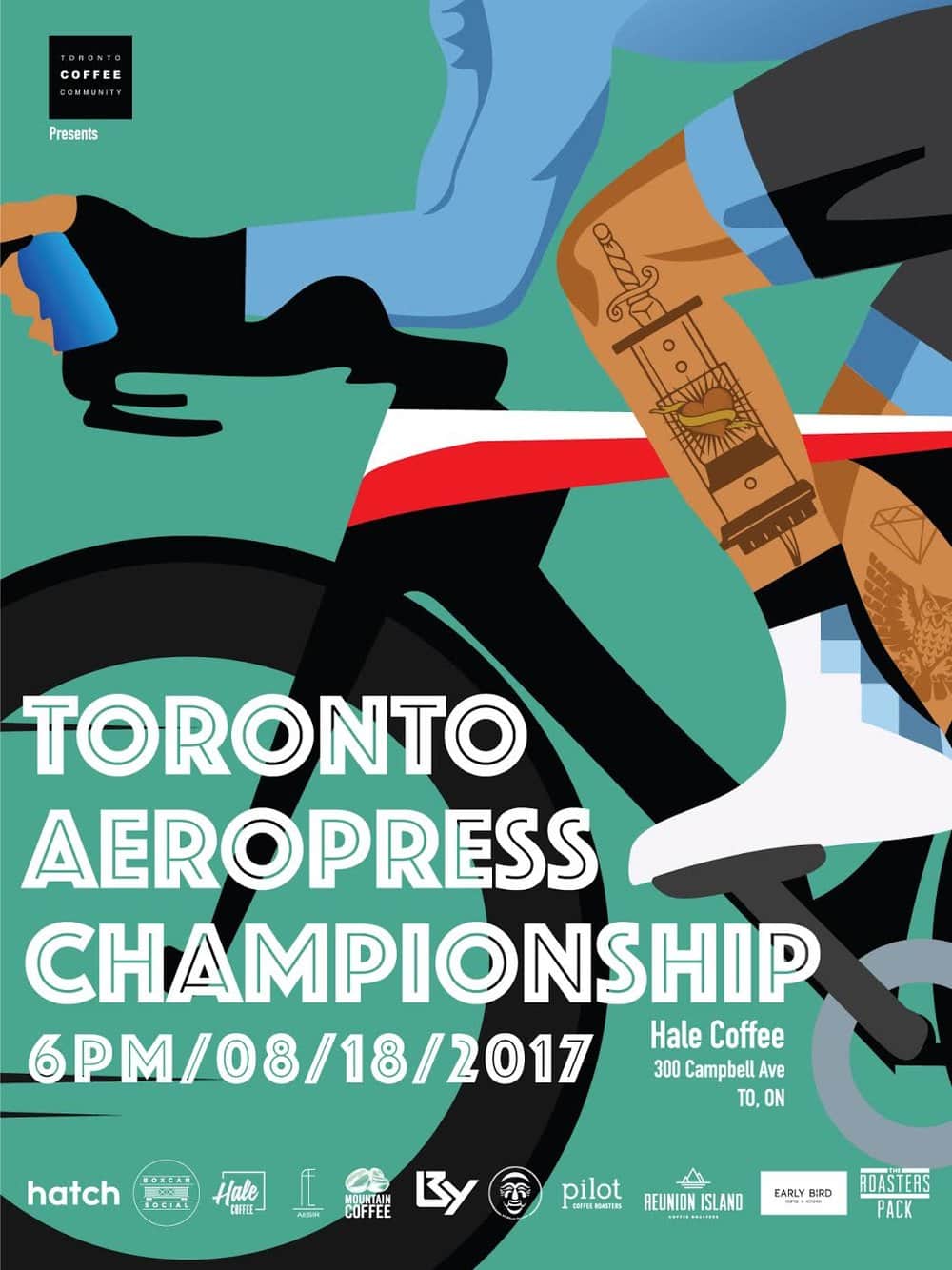 2017 Toronto AeroPress Championship poster