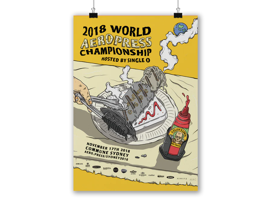 World AeroPress Championship 2018 poster
