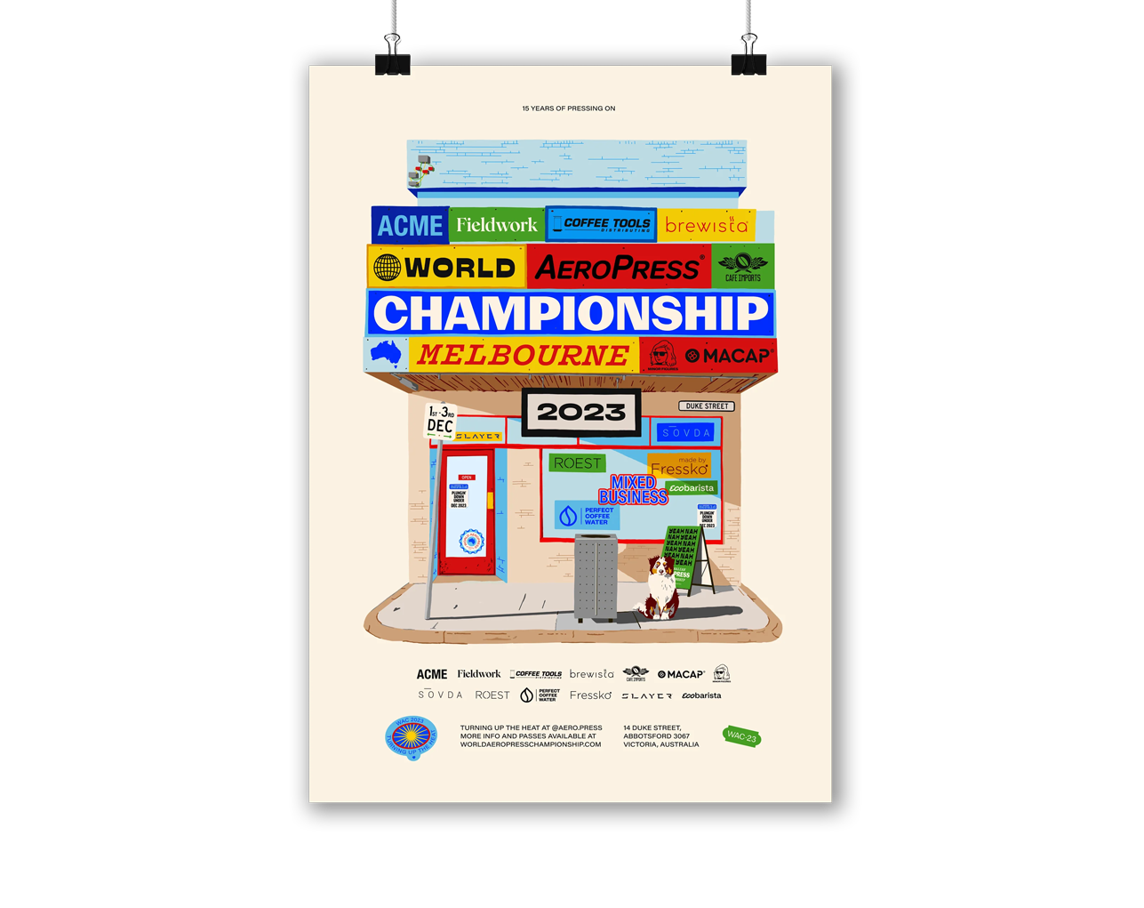 World AeroPress Championship 2023 poster