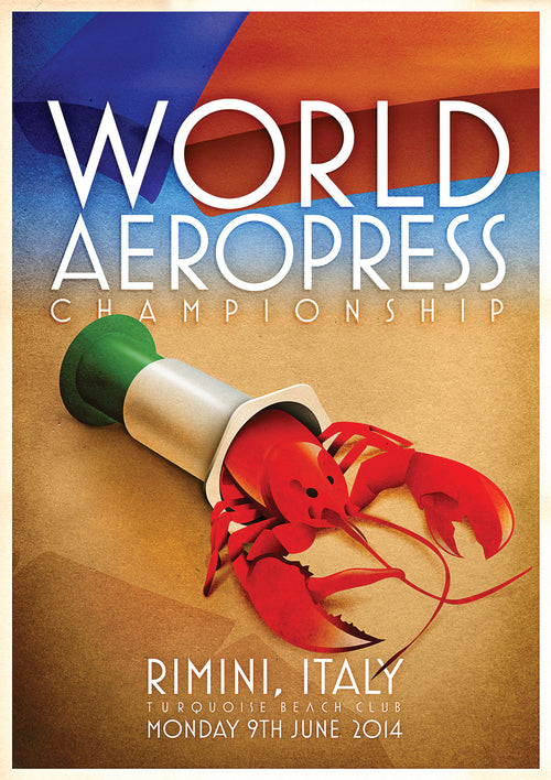 2014 World AeroPress Championship poster