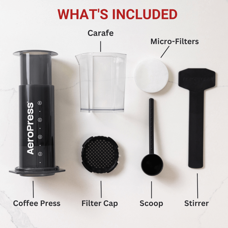 AeroPress Coffee Maker - XL whats included