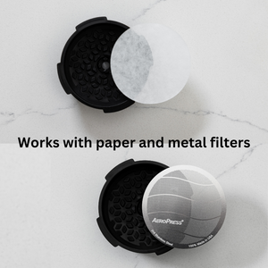AeroPress Flow Control Filter Cap and Paper Micro-Filters Bundle