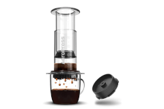 Aeropress XL Coffee Press – 3 in 1 brew method combines French Press,  Pourover, Espresso. Full bodied, smooth coffee without grit or bitterness.  Small