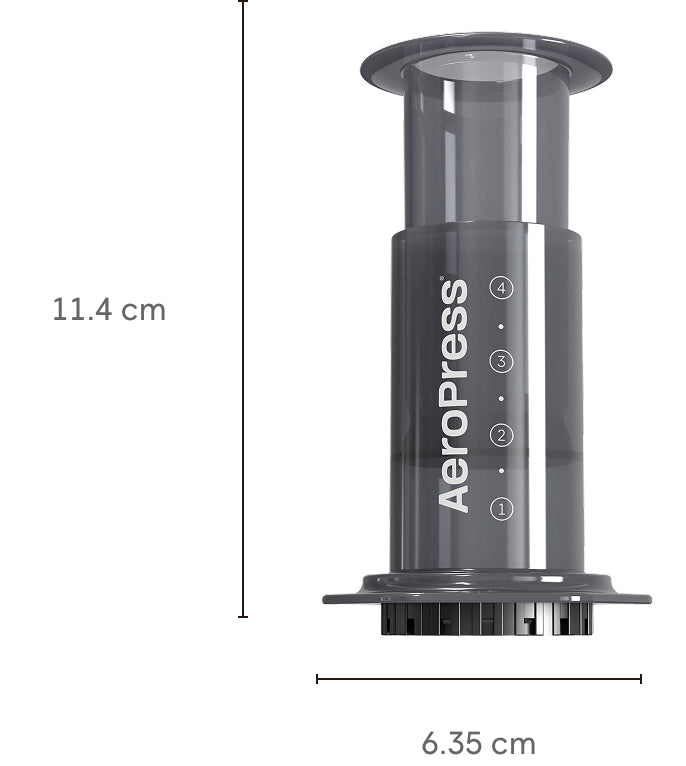 AeroPress making coffee