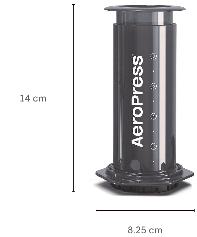 AeroPress making coffee