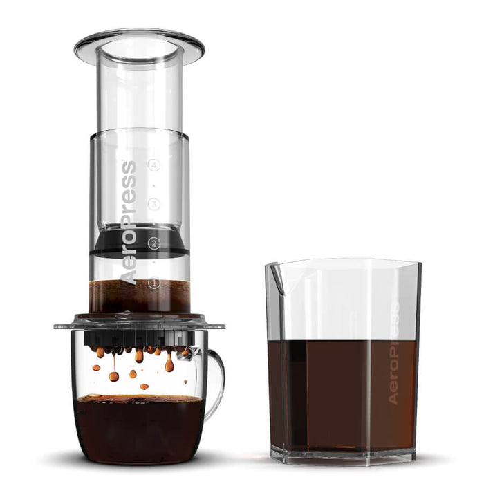 AeroPress Clear Coffee Maker & Carafe Bundle