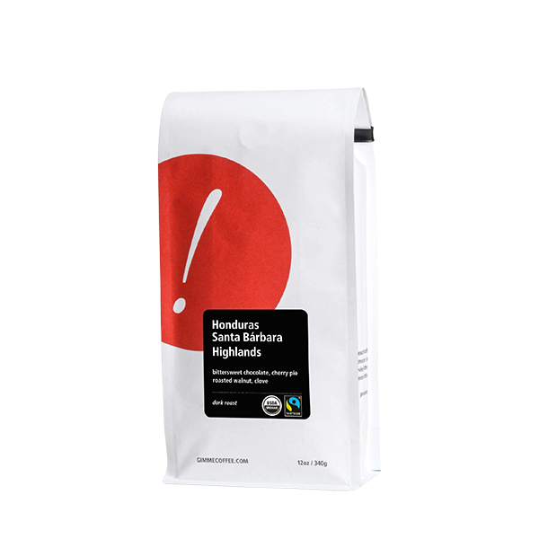Honduras Santa Barbara Highlands Dark Org FT 12 oz