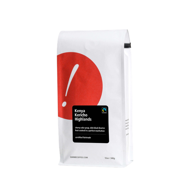 Kenya Kericho Highlands Fairtrade Dark Roast 12 oz