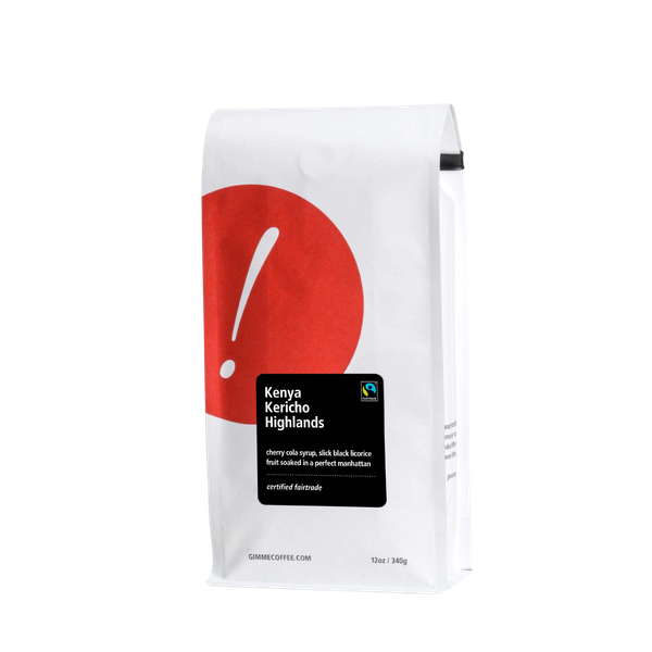 Kenya Kericho Highlands Fairtrade Dark Roast 12 oz