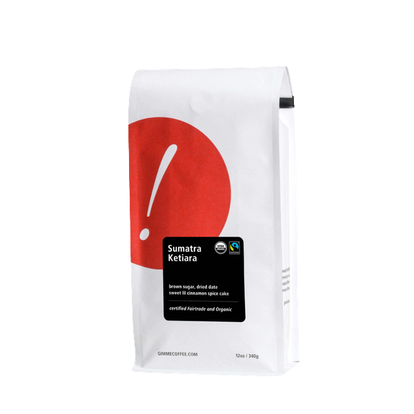 Sumatra Ketiara Fairtrade Organic 2 lb