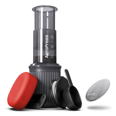 aeropress AeroPress Go Travel Coffee Maker & Stainless Steel Filter Bundle