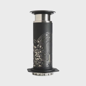 AeroPress Steel LE 360 view #color_limited edition