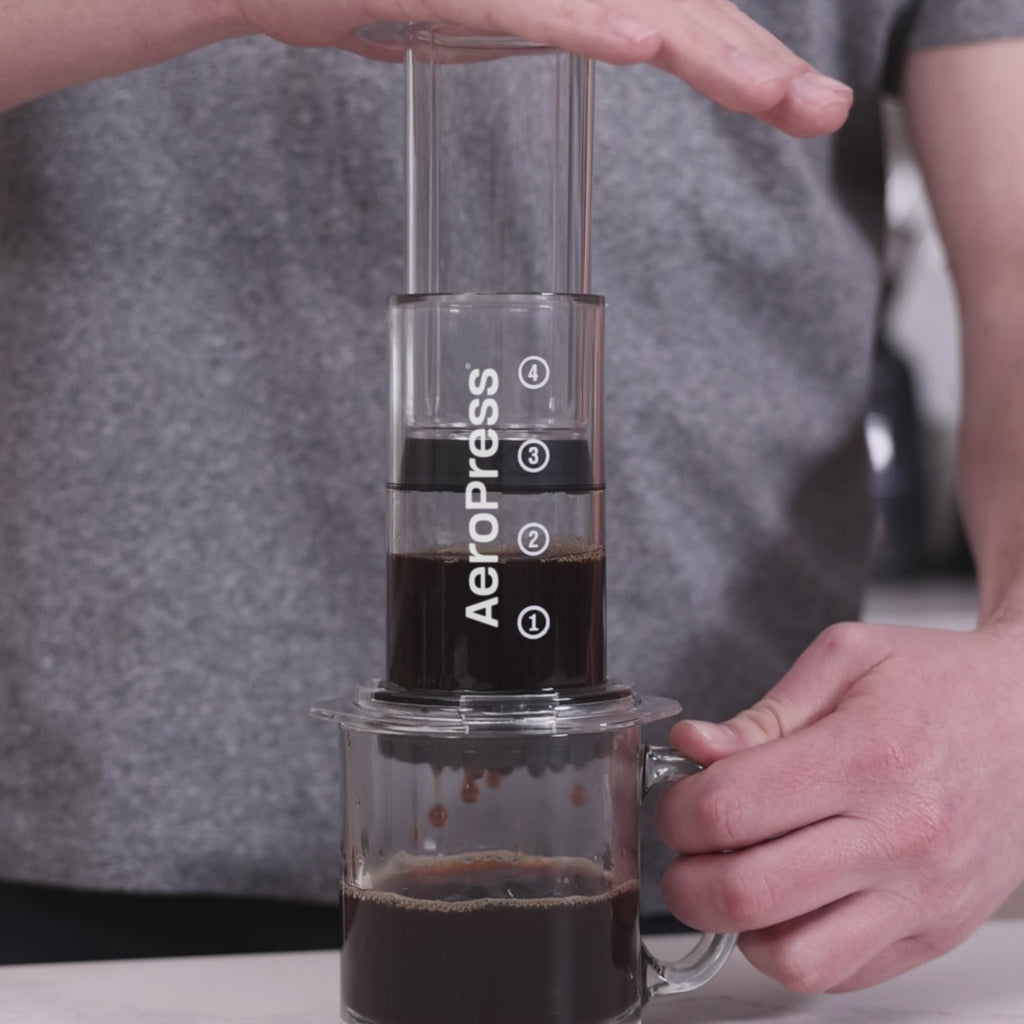 AeroPress Clear Demo Video showing how to brew with AeroPress Clear