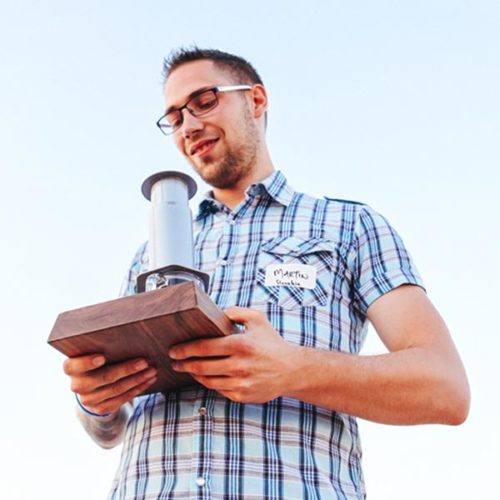 2014 World AeroPress Championship 2nd place winner Martin