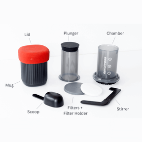 What's included with the AeroPress Go Travel Coffee Maker